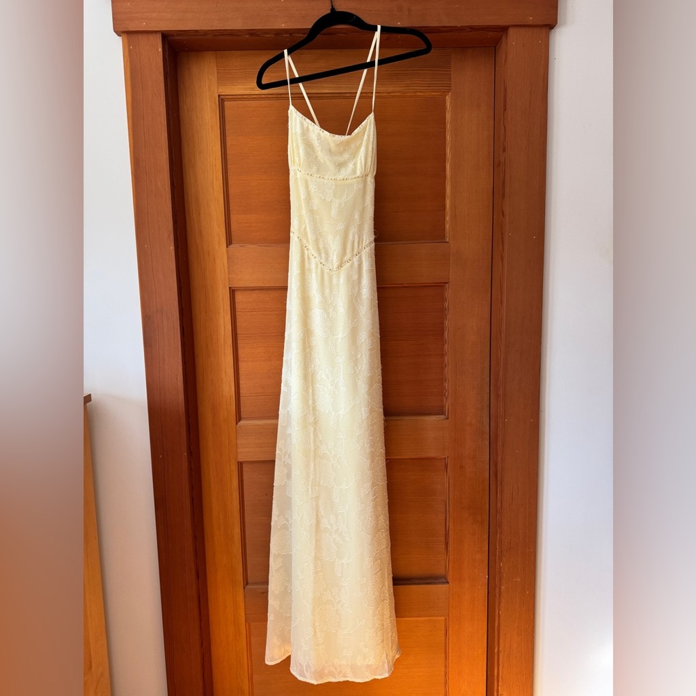 Princess Polly South of France Maxi Dress Yellow, EUC, 2 - Picture 4 of 9